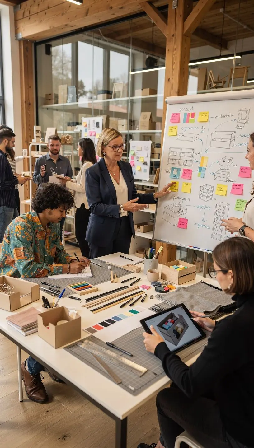 Professional team collaboration